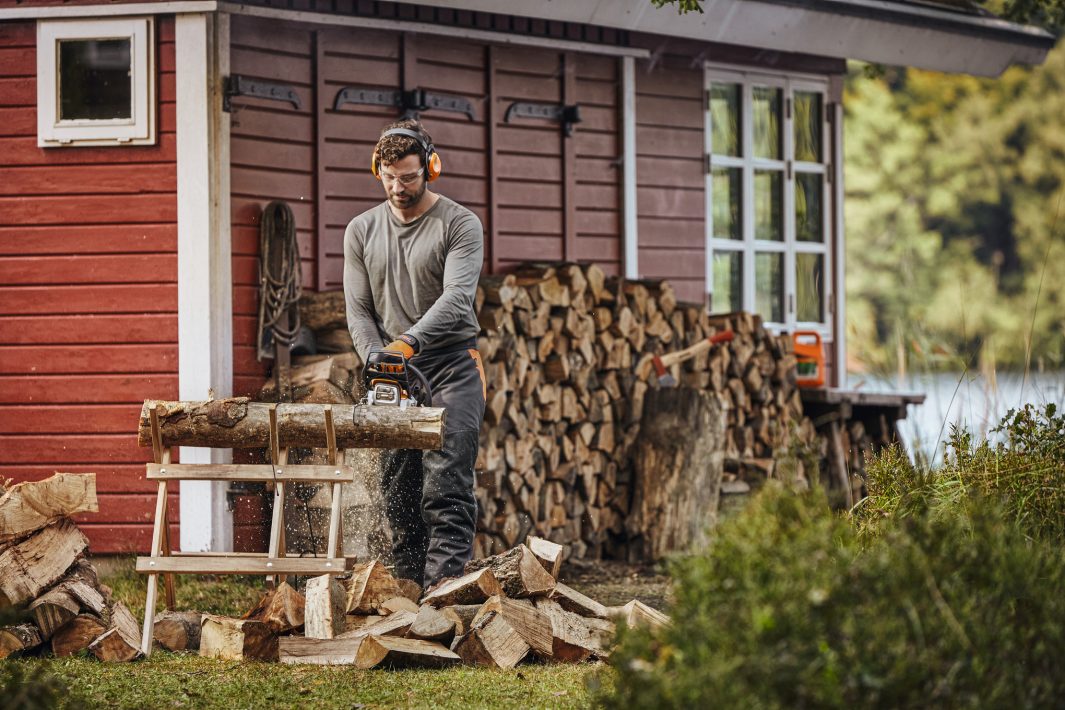 TRONCONNEUSE STIHL MS 172 AVEC BONHOMME